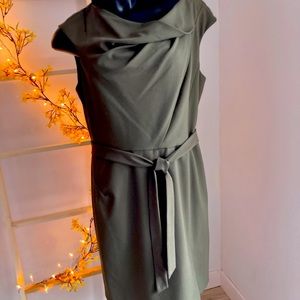 Calvin Klein dress, size 14, olive green
